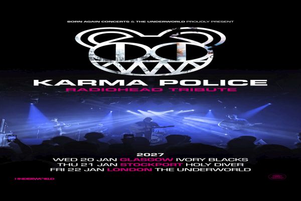 KARMA POLICE: TRIBUTE TO RADIOHEAD at Ivory Blacks - Glasgow — event image